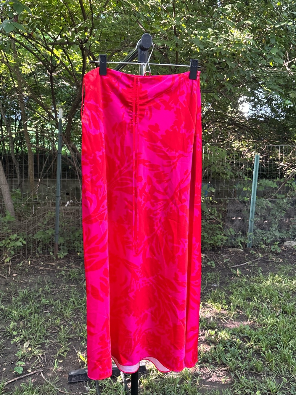 Floral maxi skirt